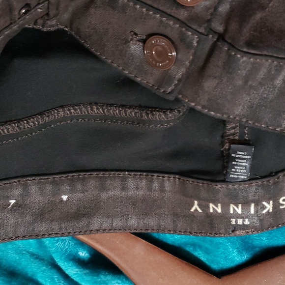 White House Black Market 59% Modal Chocolate Button-fly Slacks - #59-T💛 - Picture 6 of 9